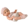Lalka Słodki Bobas Sweter Czapeczka Różowa 30 cm