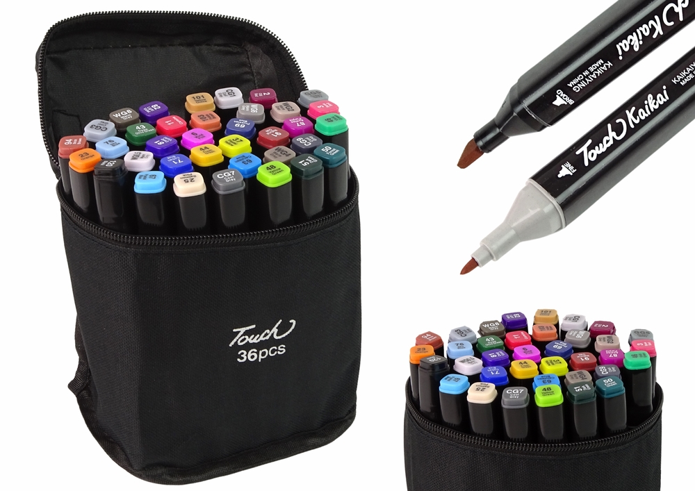 Zestaw Pisaków Markerów Touch PRO 36 SZT Torba Mar