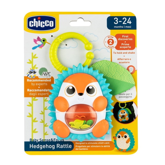 CHICCO GRZECHOTKA SENSORYCZNA JEŻ