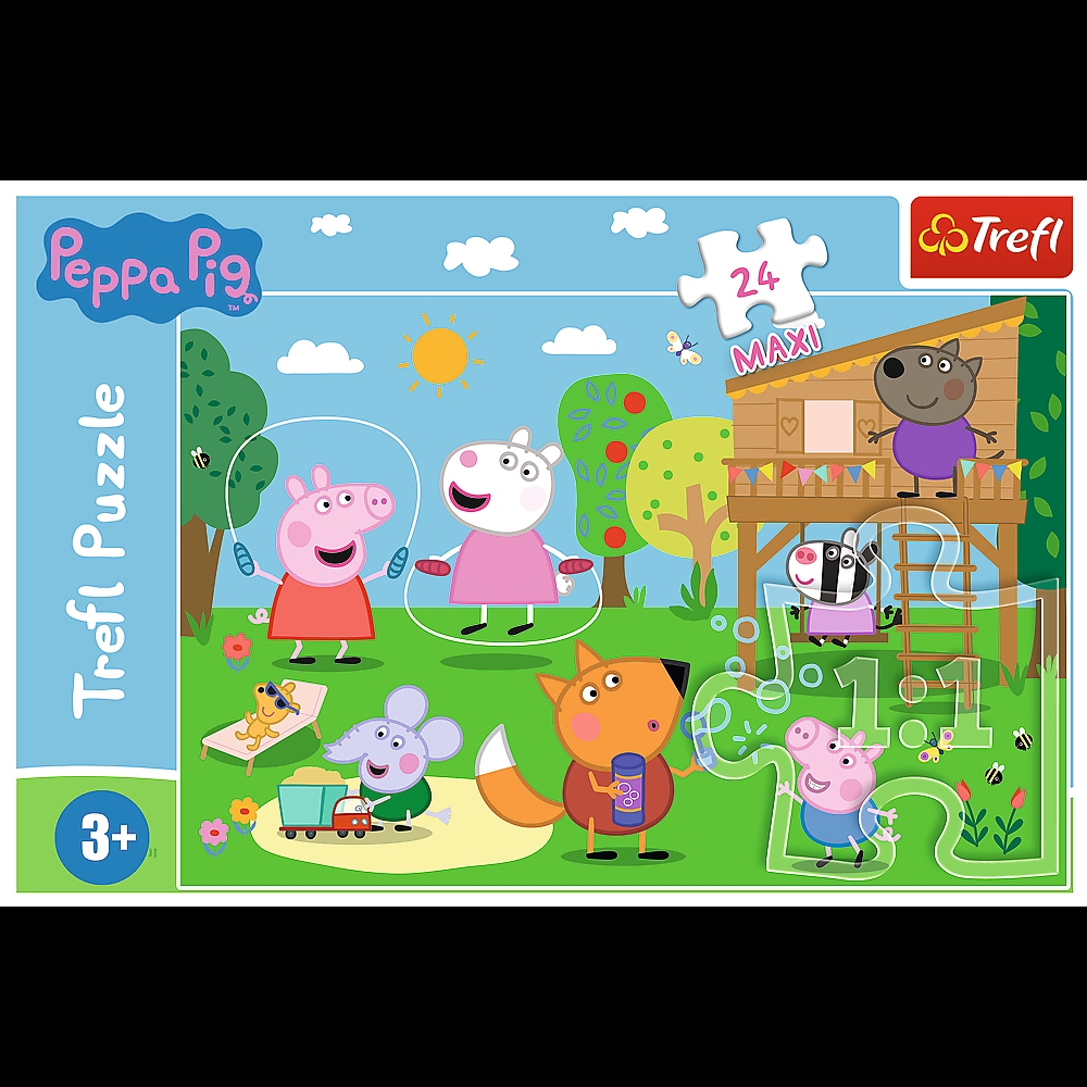 Puzzle - 24 Maxi - Zabawy na polanie 14342