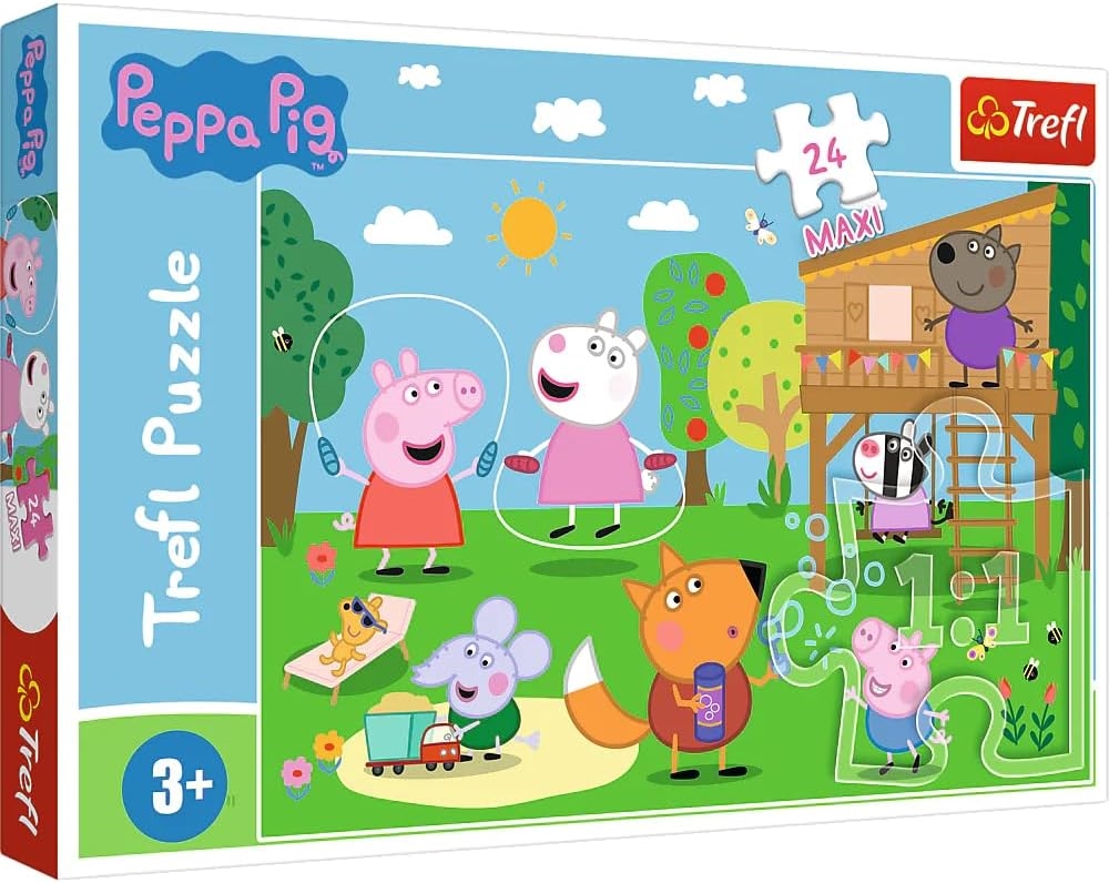 Puzzle - 24 Maxi - Zabawy na polanie 14342