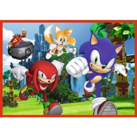 Puzzle - 4w1 - Przygody Sonica - SEGA Sonic The He