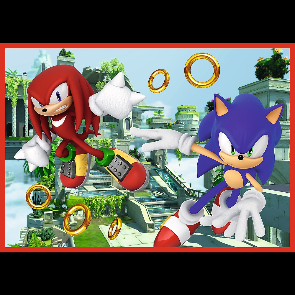 Puzzle - 4w1 - Przygody Sonica - SEGA Sonic The He