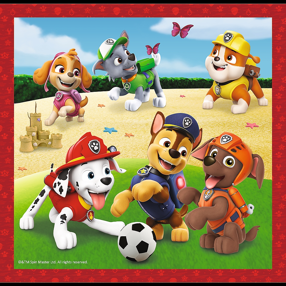 Puzzle 3w1 Wesołe Pieski Psi Patrol Trefl 34867