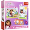 Puzzle - 2w1+memos - Gabi z Kocim Przyjacielem- Un