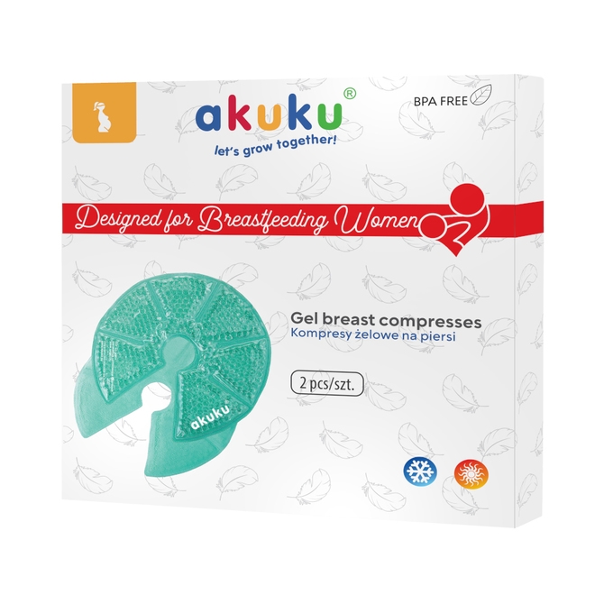 AKUKU KOMPRESY ŻELOWE NA PIERSI