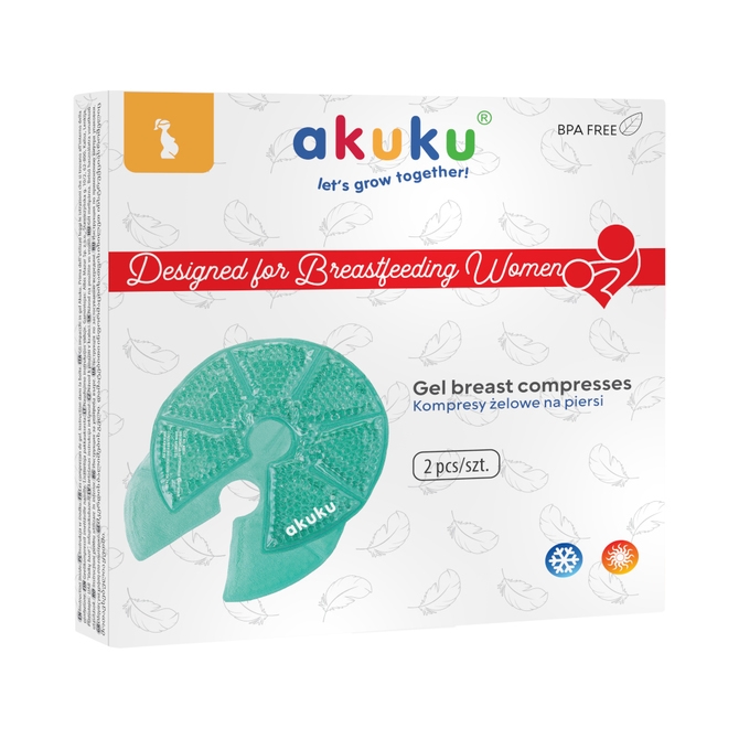AKUKU KOMPRESY ŻELOWE NA PIERSI