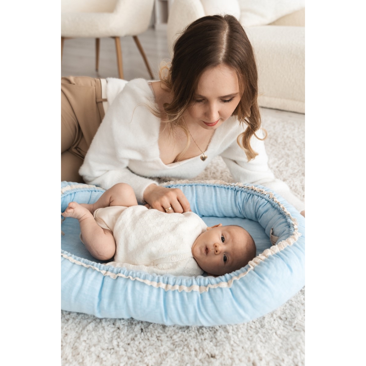 BABY MATEX MATERACYK POZYCJONUJĄCY NATURAL LEN