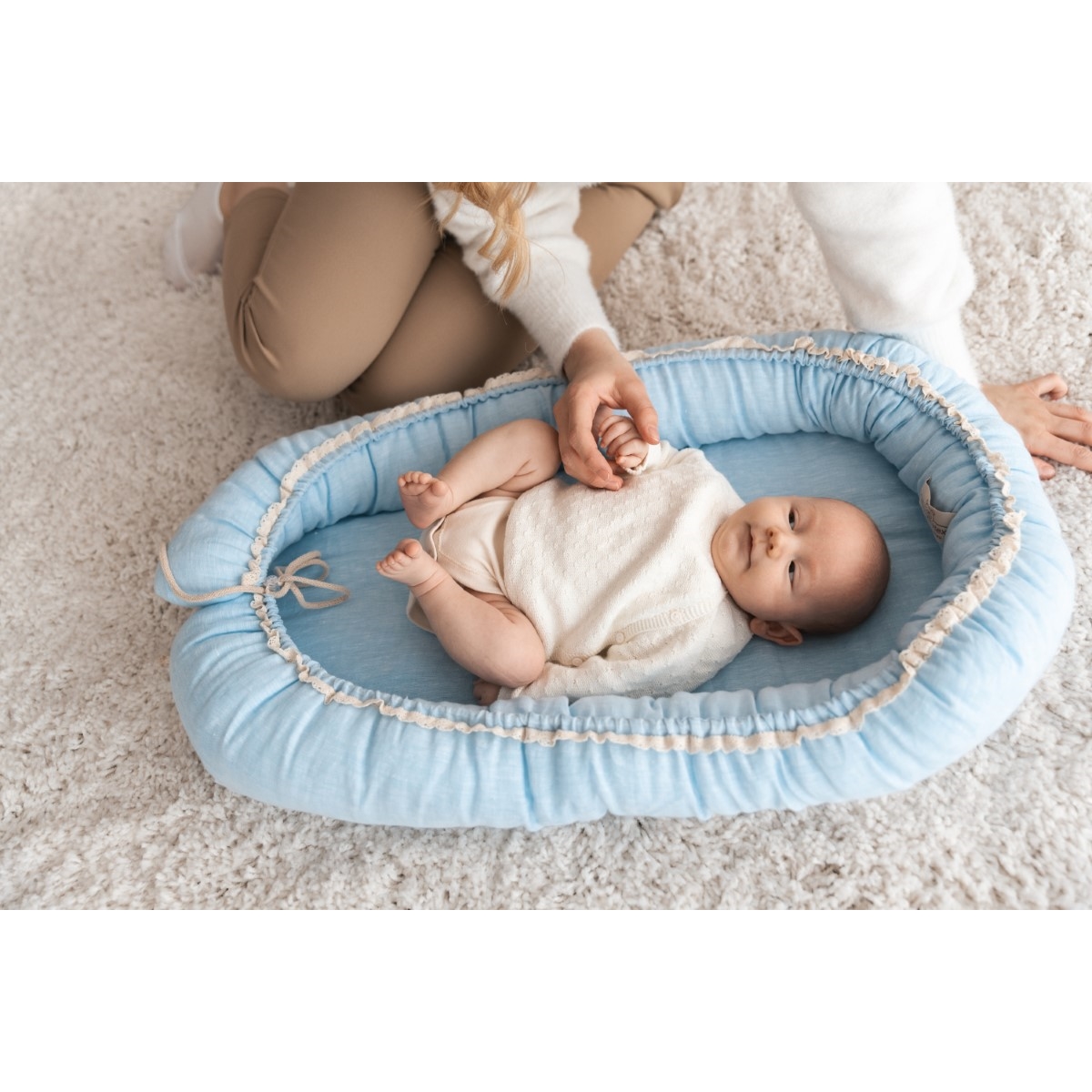 BABY MATEX MATERACYK POZYCJONUJĄCY NATURAL LEN