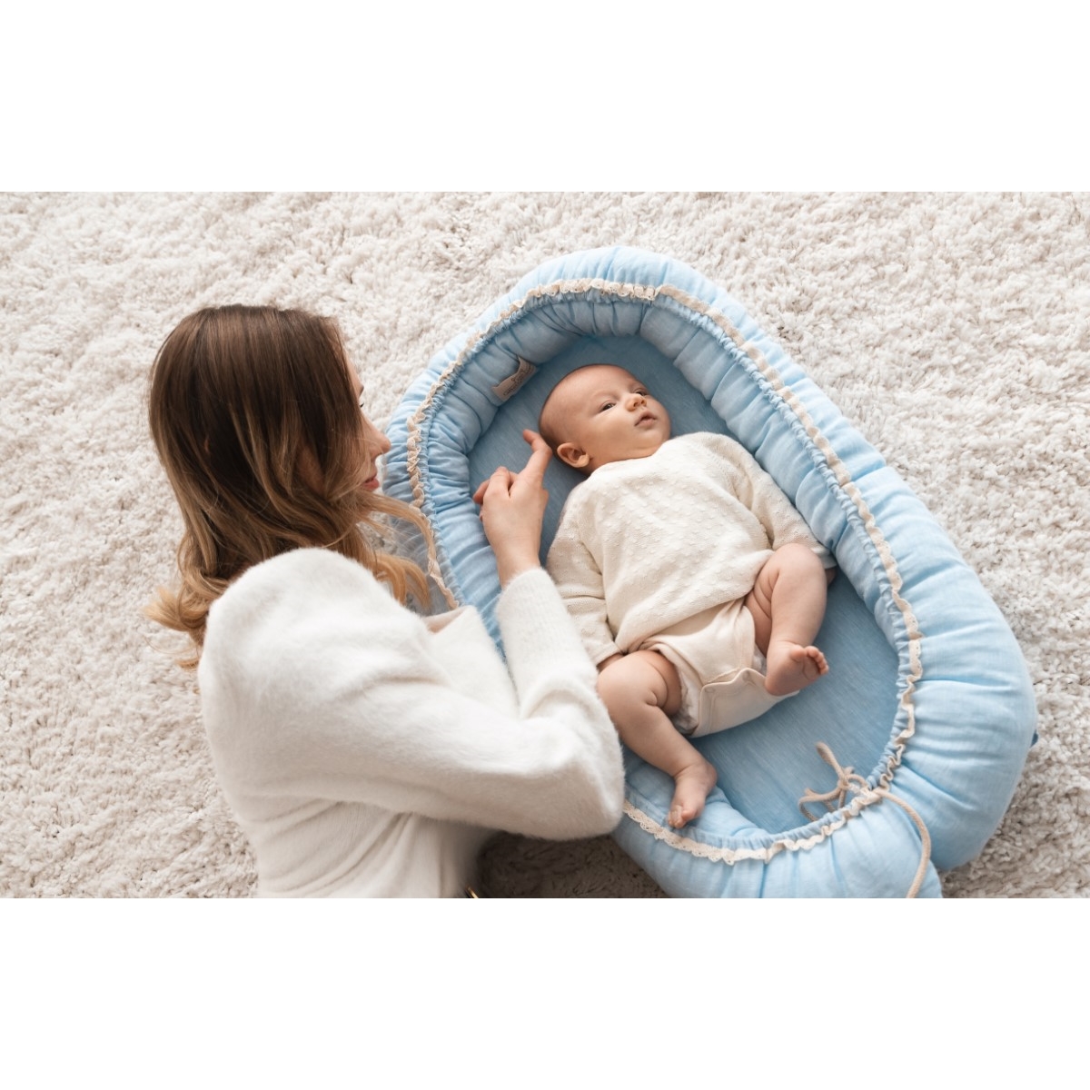 BABY MATEX MATERACYK POZYCJONUJĄCY NATURAL LEN