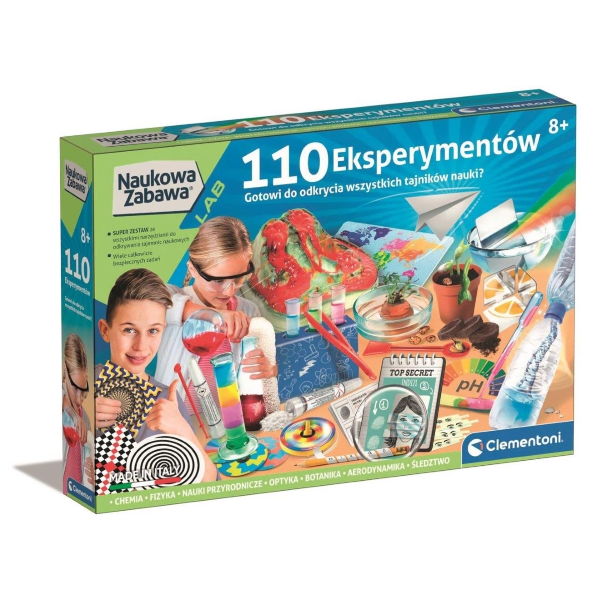 Naukowa Zabawa 110 Eksperymentów Clementoni 50720