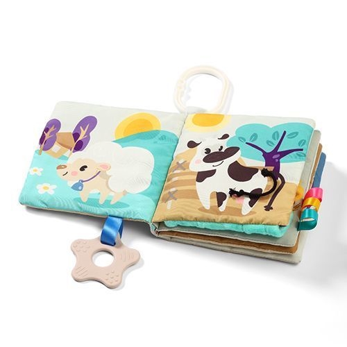 BABYONO KSIĄŻECZKA SENSORYCZNA FARM