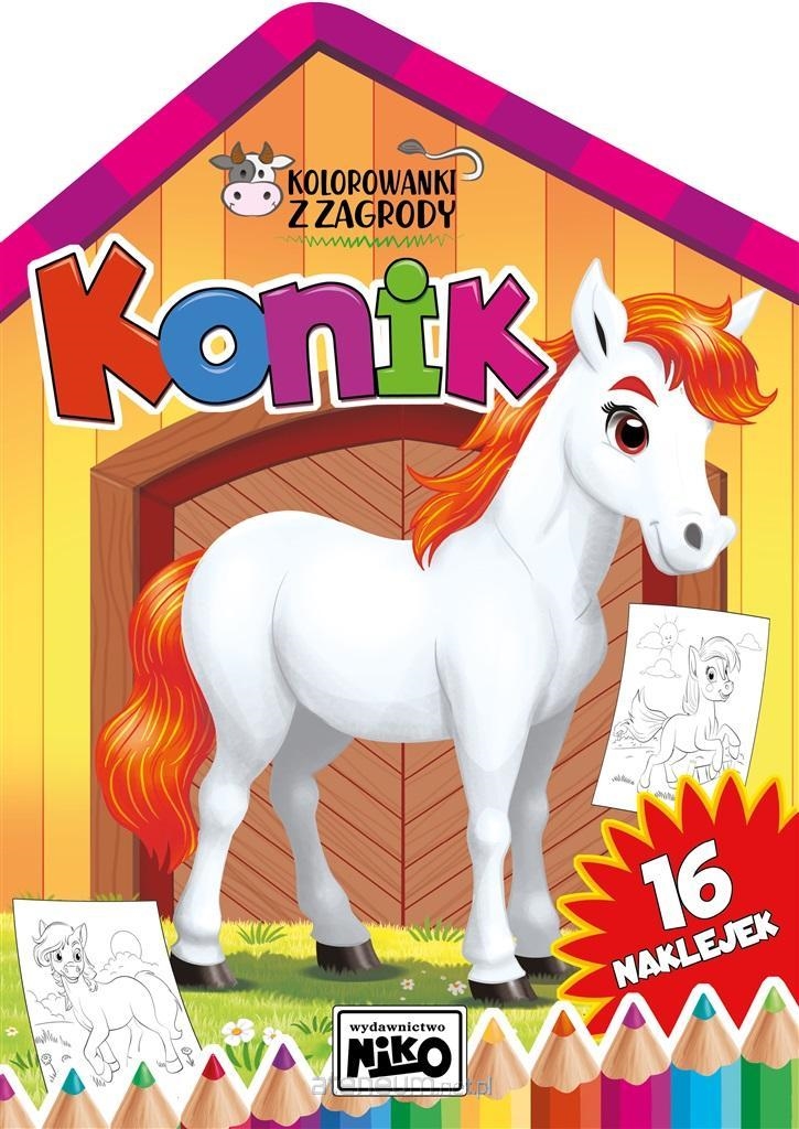 KSIĄŻECZKA KONIK+NAKLEJKI