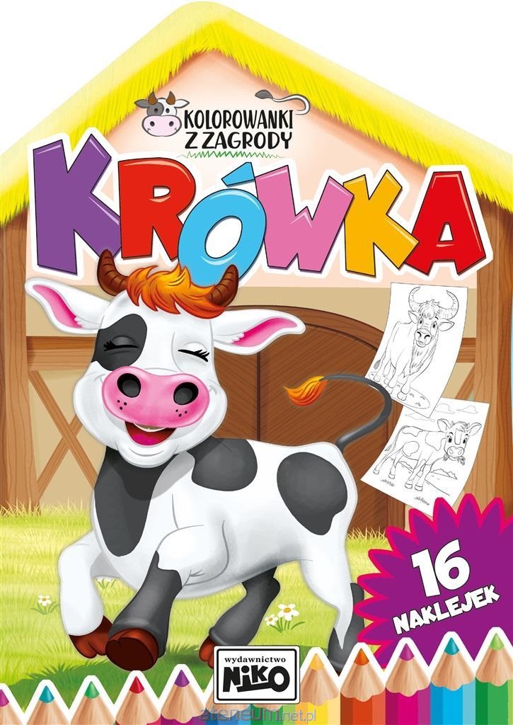 KSIĄŻECZKA KRÓWKA+NAKLEJKI