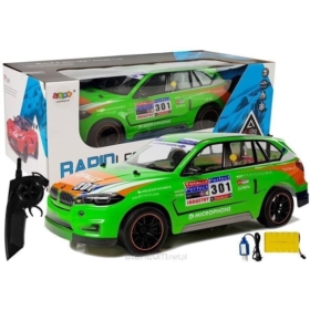 Auto Zdalnie Sterowane 1:10 2.4G Zielone