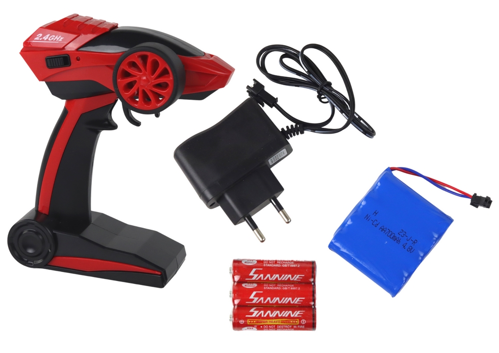 Auto Terenowe Zdalnie Sterowane RC 1:18 2.4G Czerw