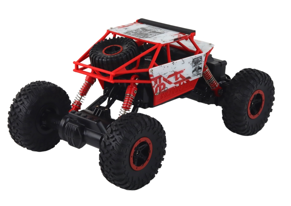 Auto Terenowe Zdalnie Sterowane RC 1:18 2.4G Czerw