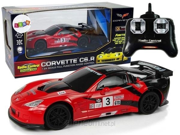 Auto Sportowe R/C 1:24 Corvette C6.R Czerwone 2.4