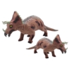 Duża Figurka Dinozaur Triceratops Dźwięk 36 cm Brą