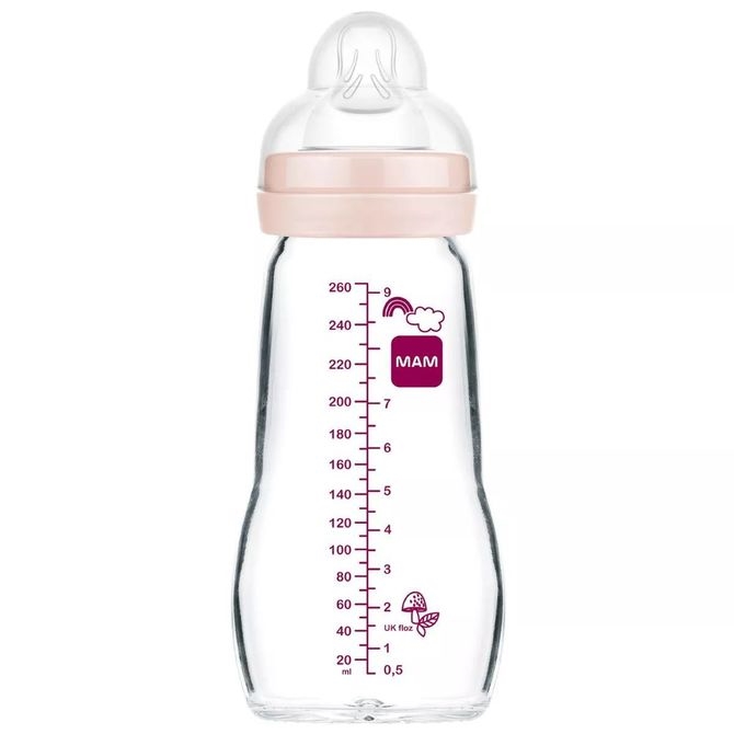MAM BUTELKA SZKLANA 260ML FOREST DZIEWCZYNKA