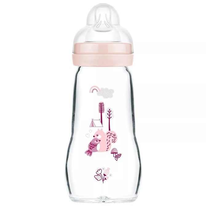 MAM BUTELKA SZKLANA 260ML FOREST DZIEWCZYNKA