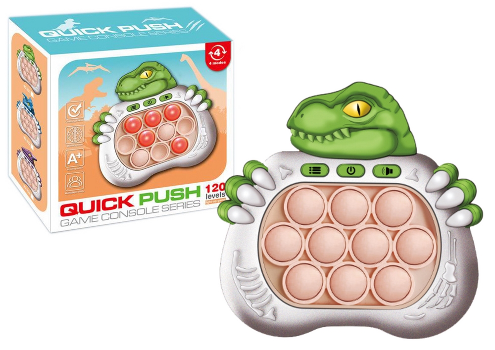 Gra Sensoryczna Dinozaur Pop It Na Baterie Światła