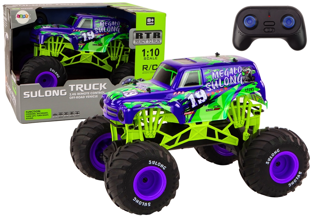 Auto Terenowe Zdalnie Sterowane 2.4G RC 1:10 Ghost