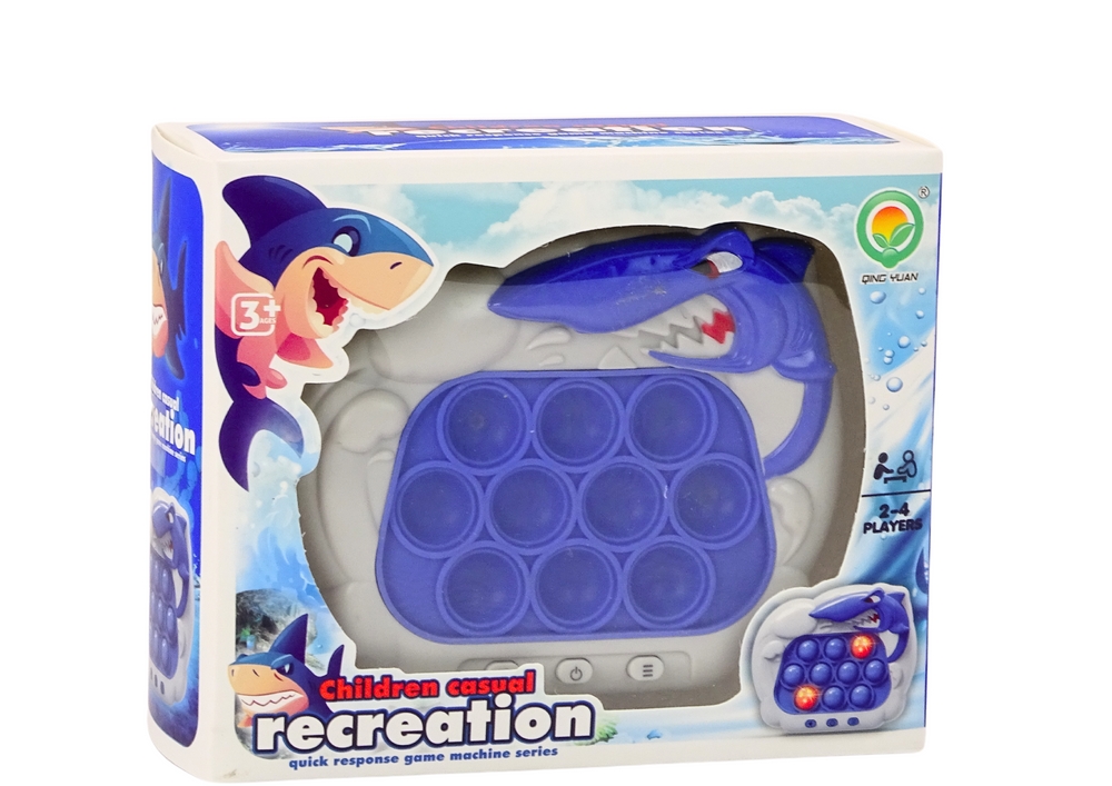 Gra Sensoryczna Konsola Pop-It Rekin Światła Dźwię