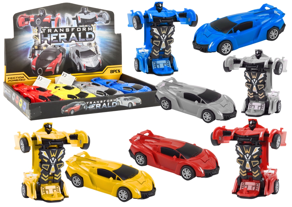 Auto Robot 2w1 Transformacja Samochód Sportowy Nap