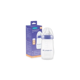 LANSINOH BUTELKA 240ML 3M+ NATURAL WAVE