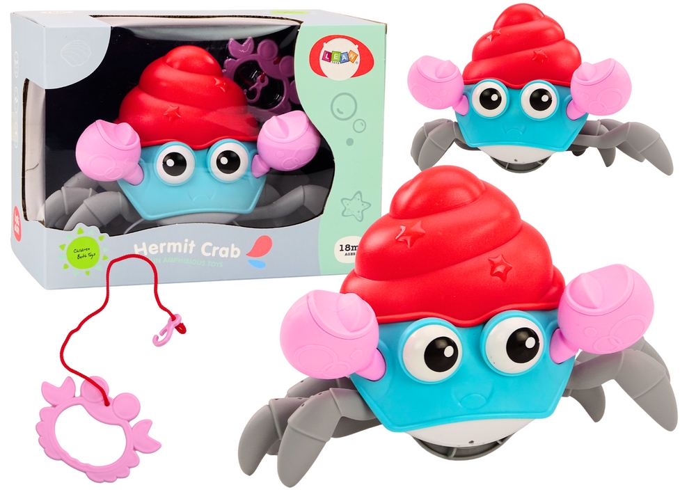 Pełzający Krab Nakręcany Kolorowy Krabik Chodzący