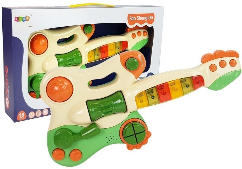 Interaktywna Gitara Pianinko Dla Dzieci Dźwięk Świ