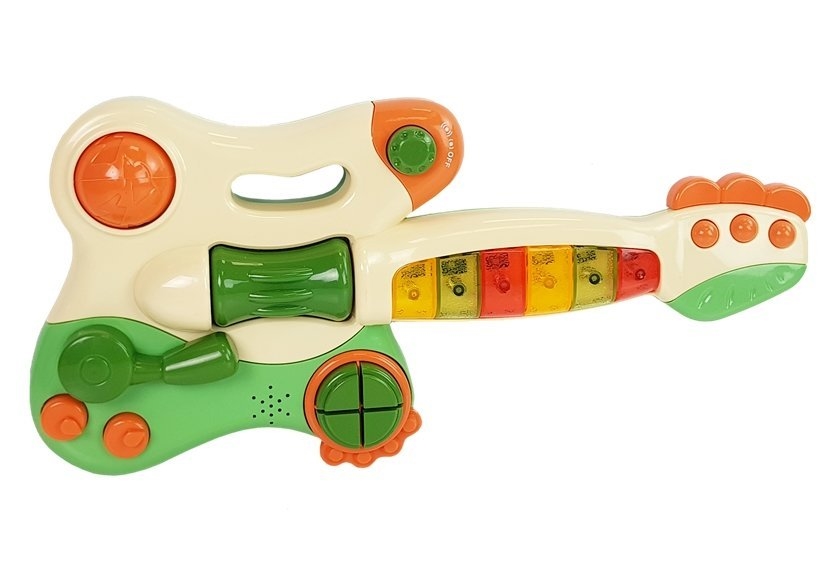 Interaktywna Gitara Pianinko Dla Dzieci Dźwięk Świ