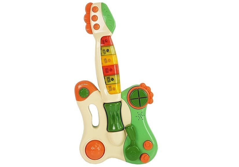 Interaktywna Gitara Pianinko Dla Dzieci Dźwięk Świ