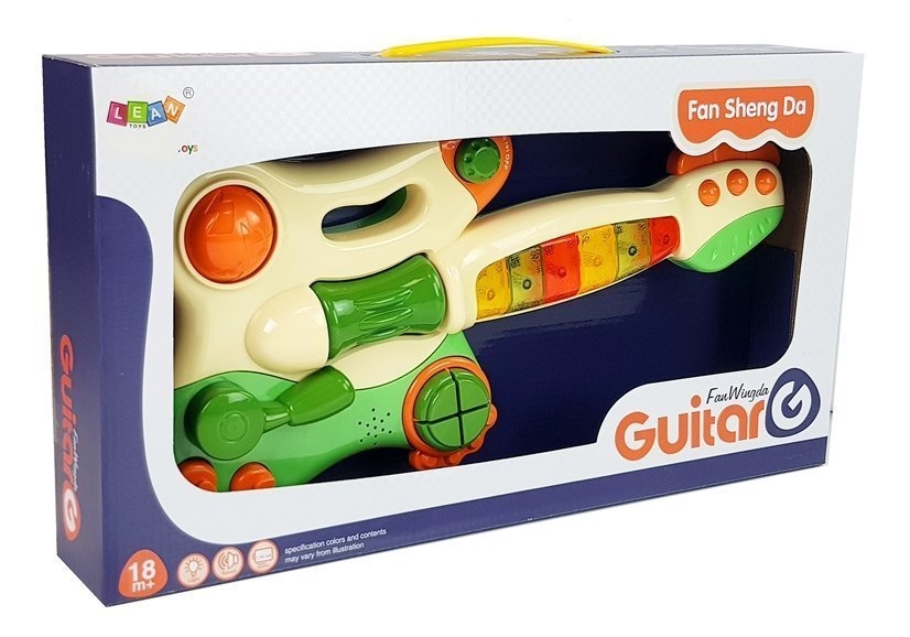 Interaktywna Gitara Pianinko Dla Dzieci Dźwięk Świ