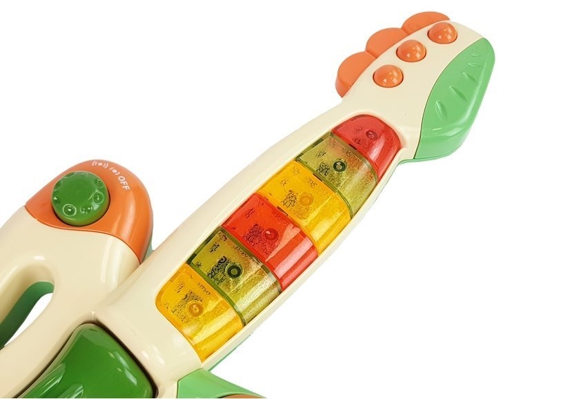 Interaktywna Gitara Pianinko Dla Dzieci Dźwięk Świ