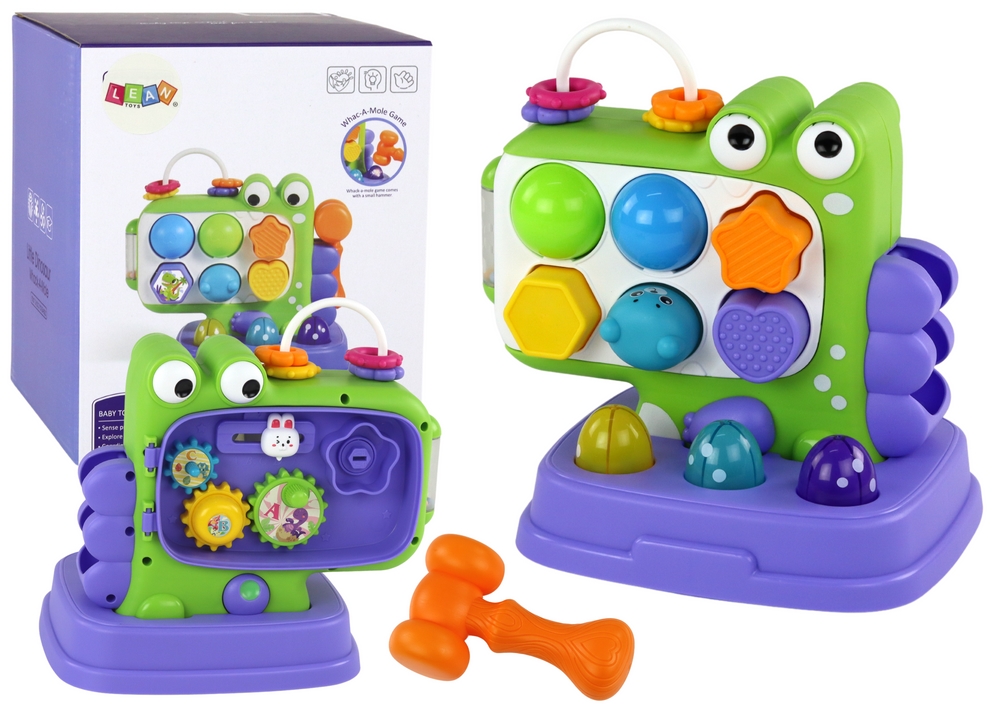 Dinozaur Panel Edukacyjny Whac-A-Mole Sorter Gra D