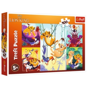 TREFL PUZZLE 100 EL KRÓL LEW