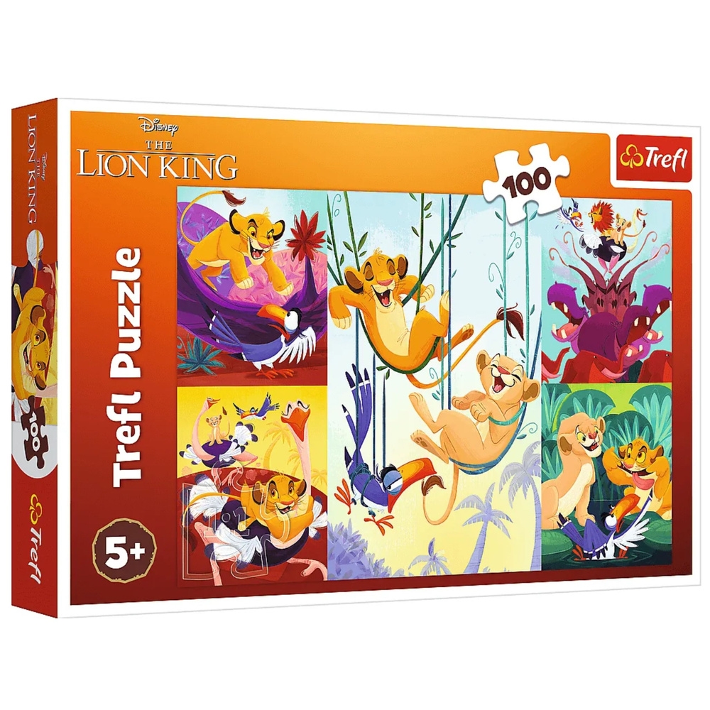 TREFL PUZZLE 100 EL KRÓL LEW