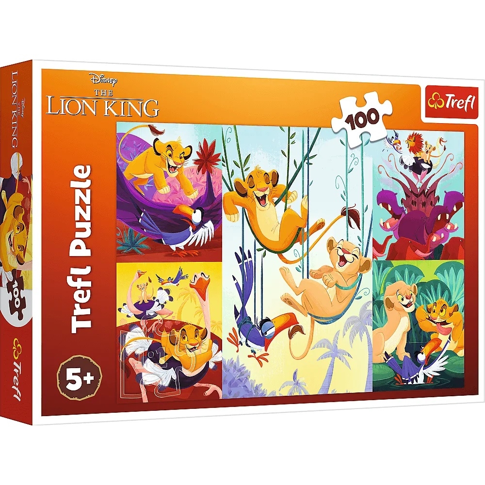 TREFL PUZZLE 100 EL KRÓL LEW