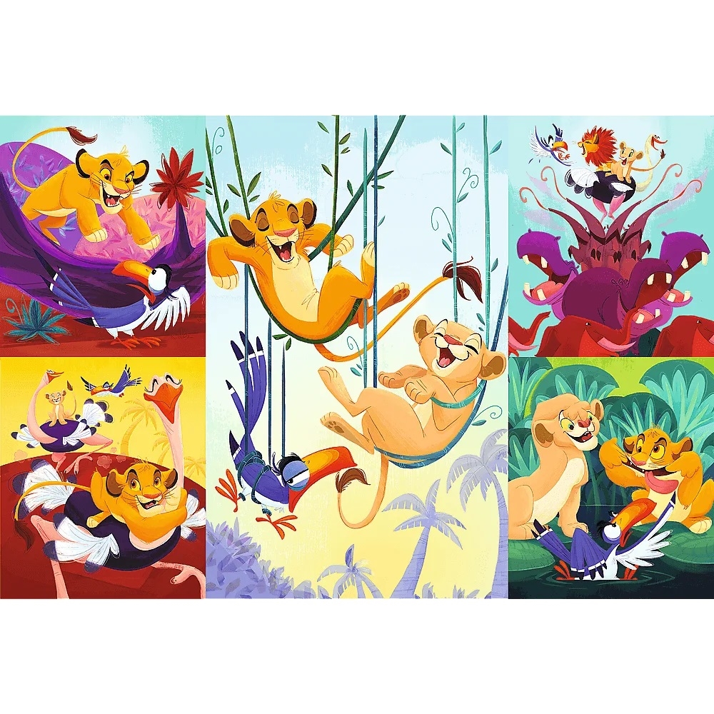 TREFL PUZZLE 100 EL KRÓL LEW