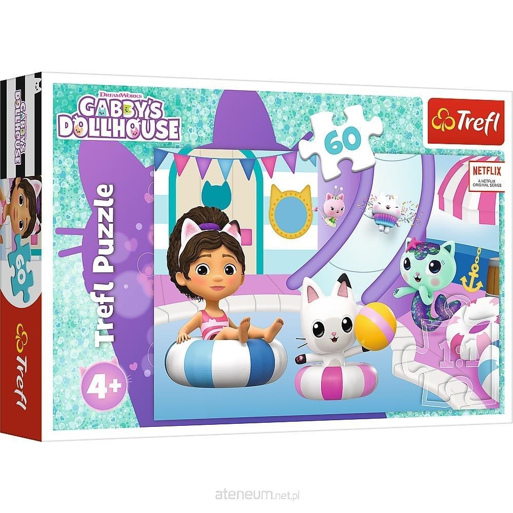 Puzzle - 60 - Gabby na basenie - Universal Gabbys