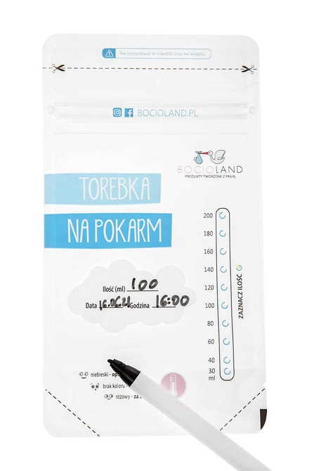 BOCIOLAND WORECZKI NA MLEKO 200ML 50SZT.