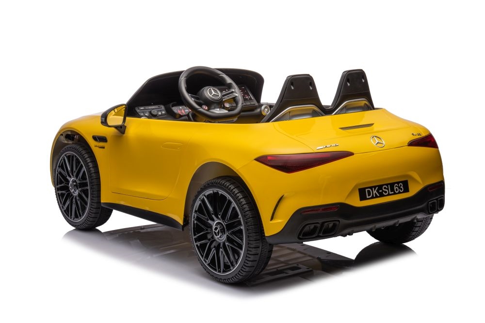 Auto Na Akumulator Mercedes AMG SL63 Żółty Lakiero