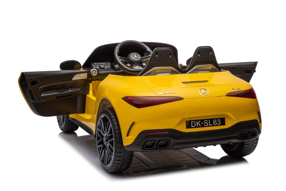 Auto Na Akumulator Mercedes AMG SL63 Żółty Lakiero