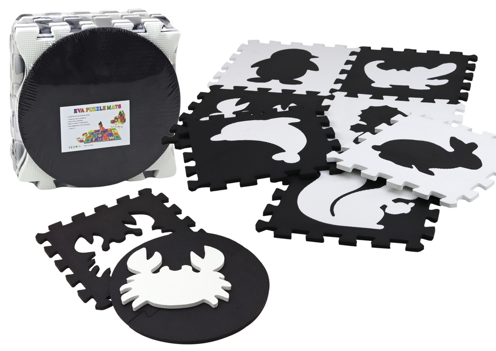 Miękkie Puzzle Mata Kontrastowa Edukacyjna Pianka