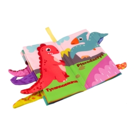 Książeczka Miękka Zwierzęta Dinozaury Szeleszcząca
