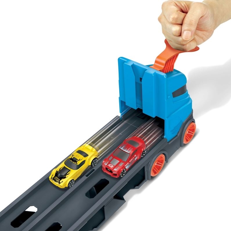 HW CITY Mega długi transporter 2w1+autka GVG37 /2