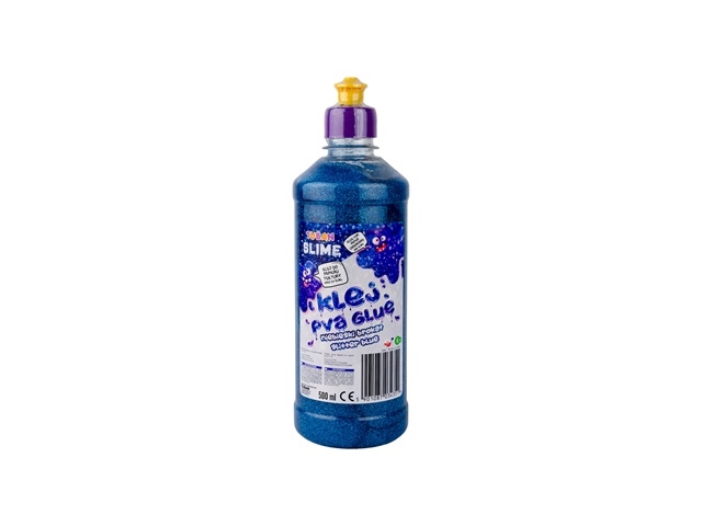 TUBAN klej PVA brokat 500ml niebieski TU3435 34351