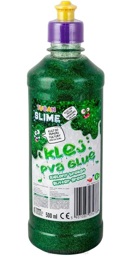 TUBAN klej brokat 500ml zielony TU3478 34788